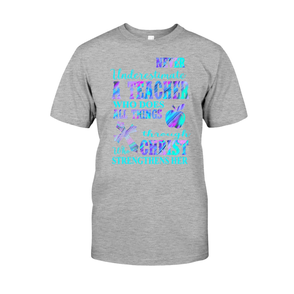 Ne sous-estimez jamais un professeur qui fait tout - T-shirt et sweat à capuche 1121