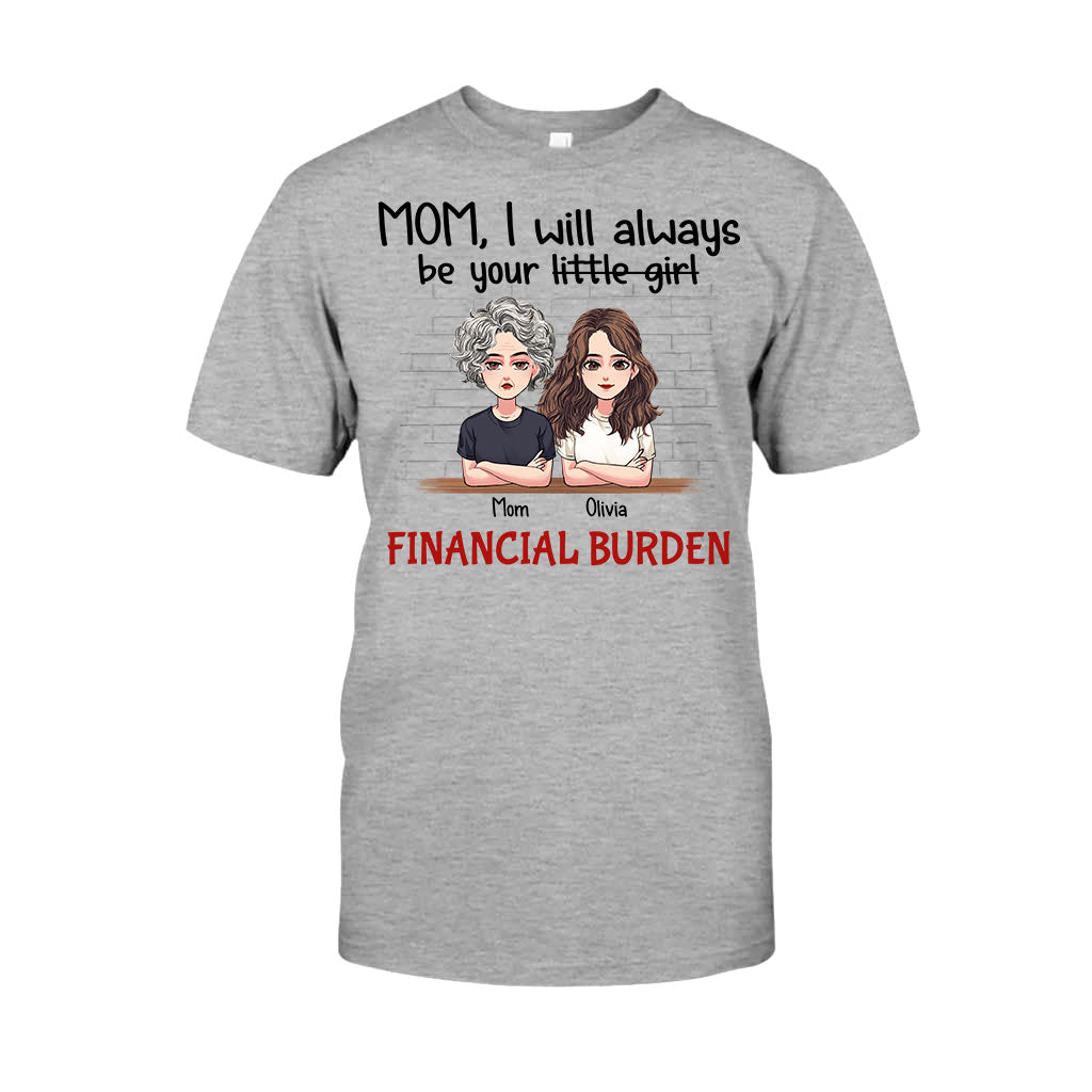 Je serai toujours ta petite fille - T-shirt et sweat à capuche personnalisés pour la fête des mères