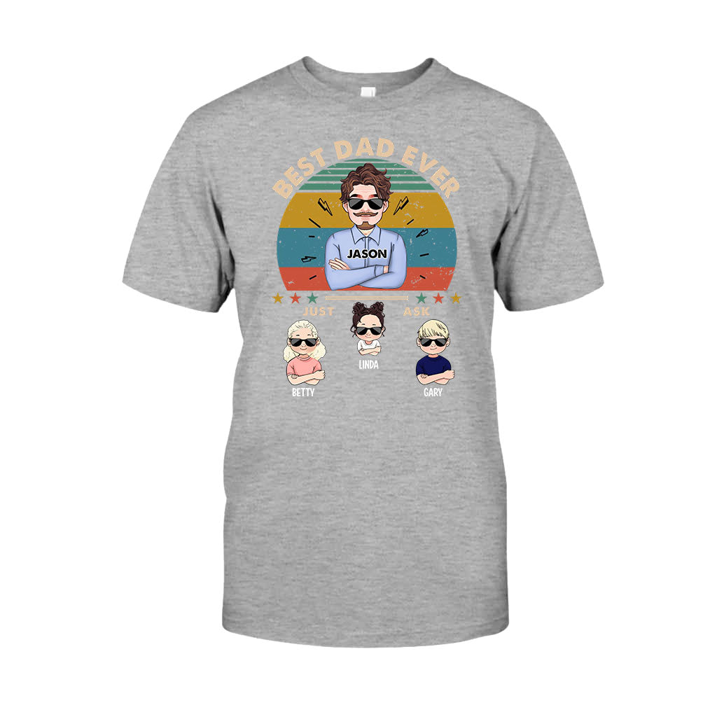 Meilleur papa du monde - T-shirt et sweat à capuche personnalisés pour papa