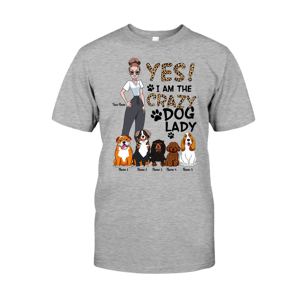 Oui, je suis la folle aux chiens - T-shirt et sweat à capuche personnalisés pour chiens