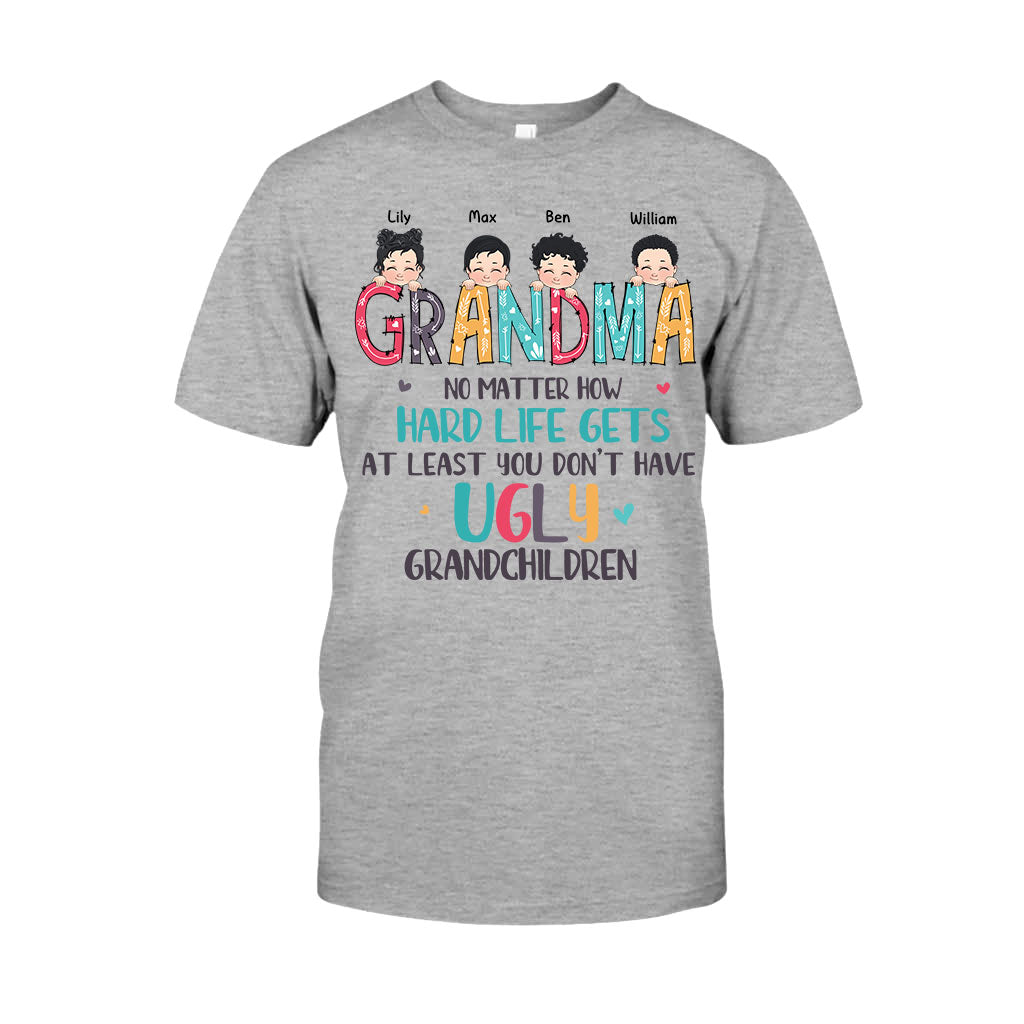 Peu importe les difficultés de la vie - T-shirt et sweat à capuche personnalisés pour la fête des mères et pour grand-mère