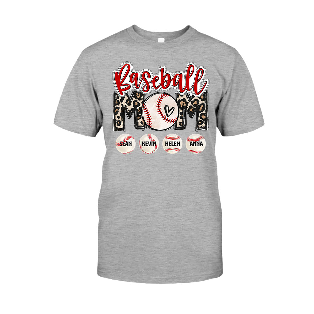Baseball Mom - Personalized Baseball T-shirt and Hoodie