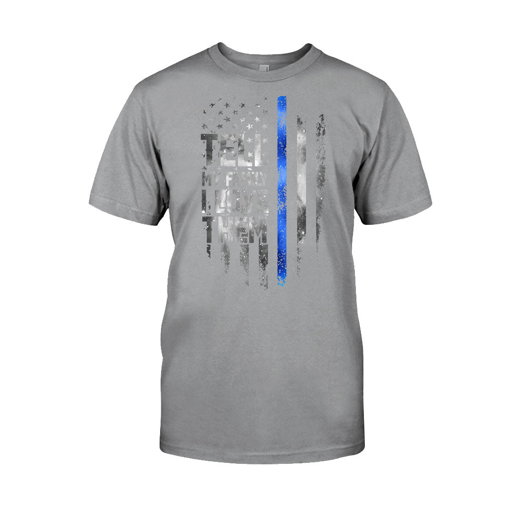 Dites-le à ma famille - T-shirt et sweat à capuche « Policier » 062021