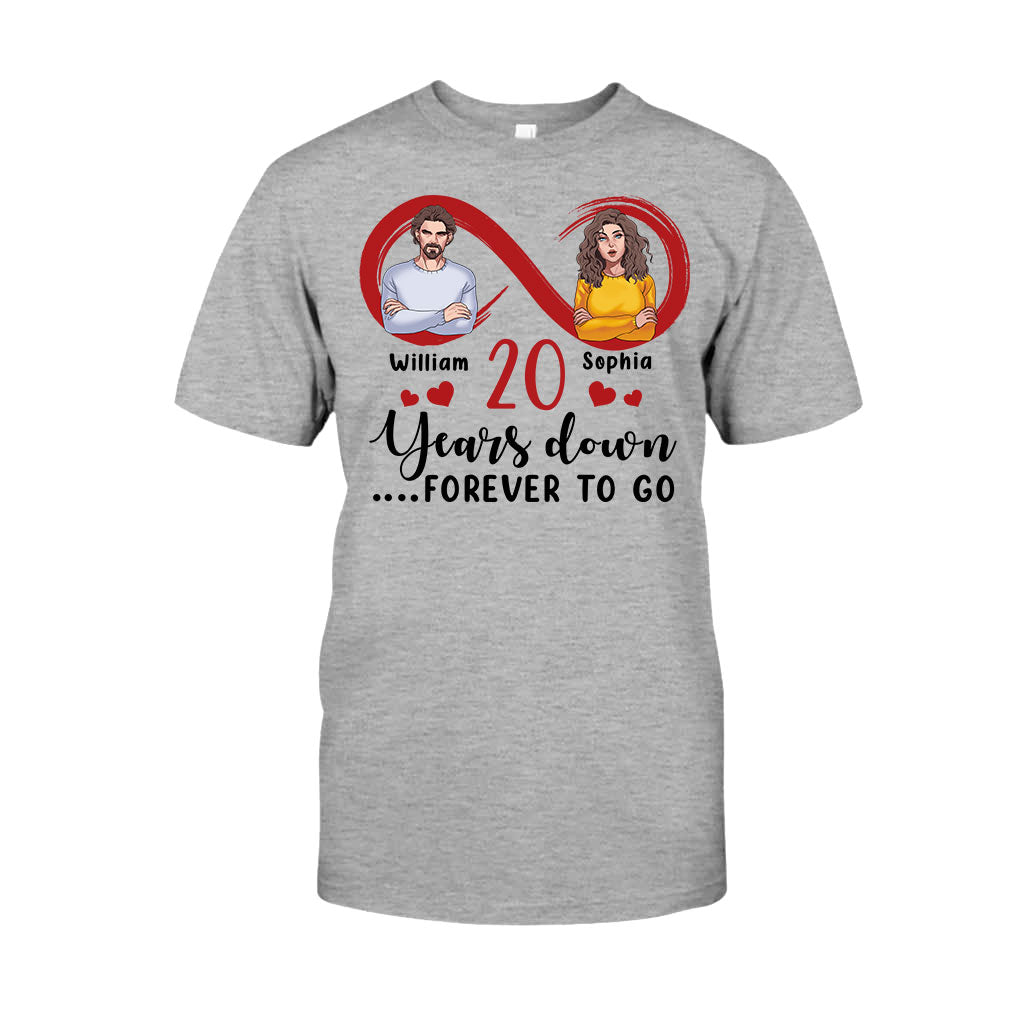 Pour toujours ensemble - T-shirt et sweat à capuche personnalisés pour couples