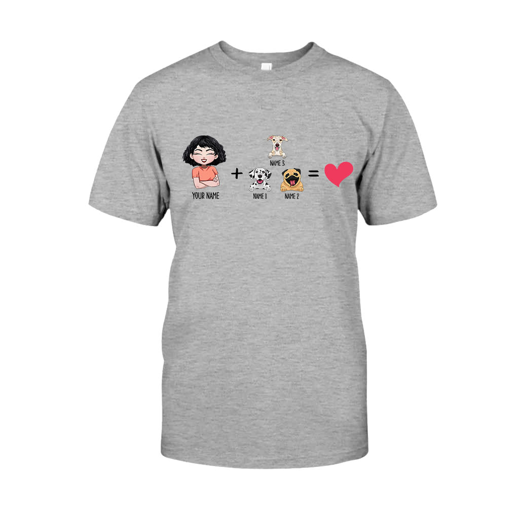 Moi avec les chiens - T-shirt et sweat à capuche personnalisés pour chiens