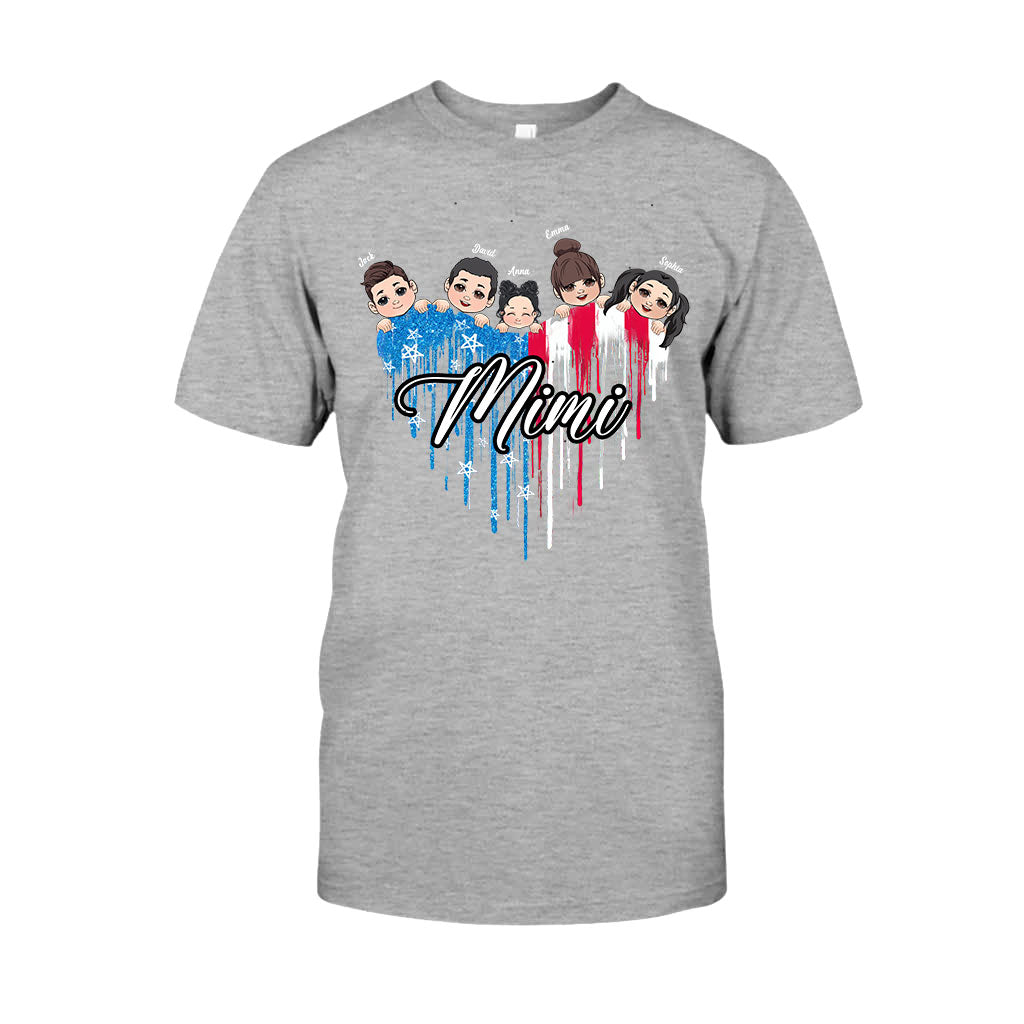 Meilleure grand-mère du monde - Cadeau pour grand-mère, maman, papa, grand-père, tante, oncle - T-shirt et sweat à capuche personnalisés