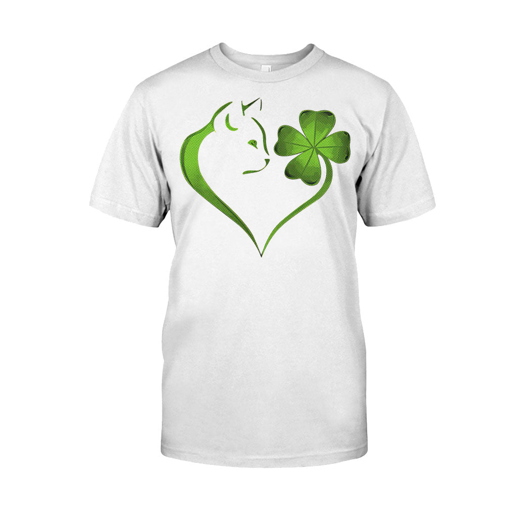 T-shirt et sweat à capuche Cat Heart Irish 0119