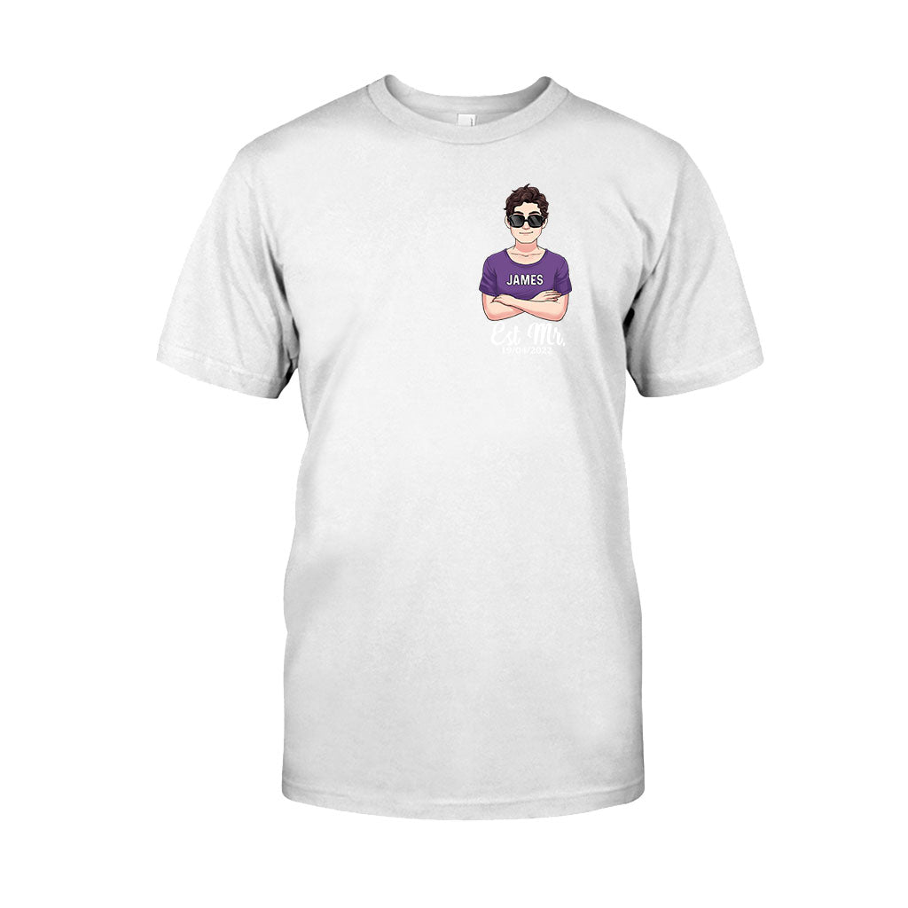 Monsieur et Madame - T-shirt et sweat à capuche personnalisés pour couples