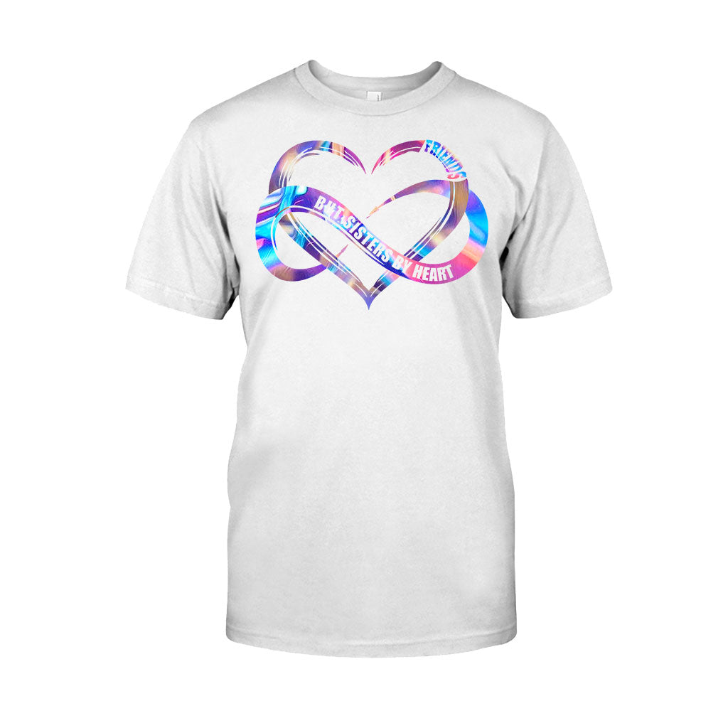 Pas sœurs de sang, mais sœurs de cœur - T-shirt et sweat à capuche personnalisés pour meilleures amies