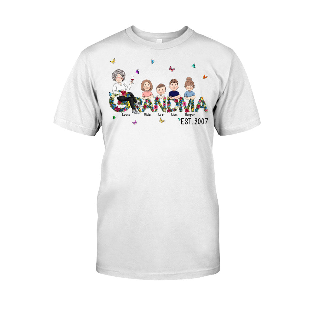 Grand-mère depuis toujours - T-shirt et sweat à capuche personnalisés pour la fête des mères