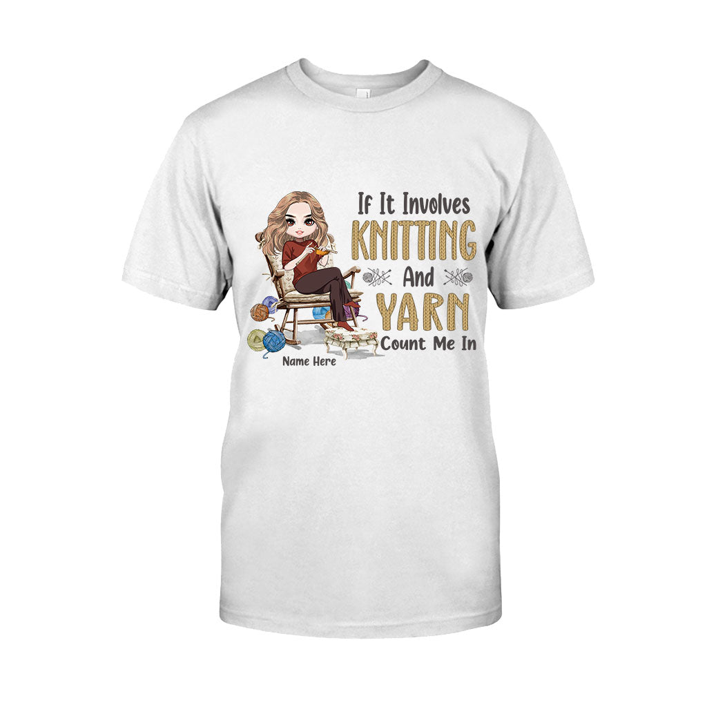 Si ça implique du tricot et de la laine, comptez sur moi ! - T-shirt et sweat à capuche personnalisés en tricot