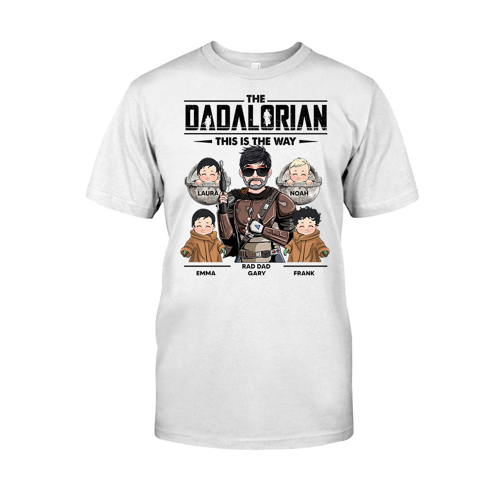 C'est comme ça que Dadalorian Mamalorian - T-shirt et sweat à capuche personnalisés pour papa