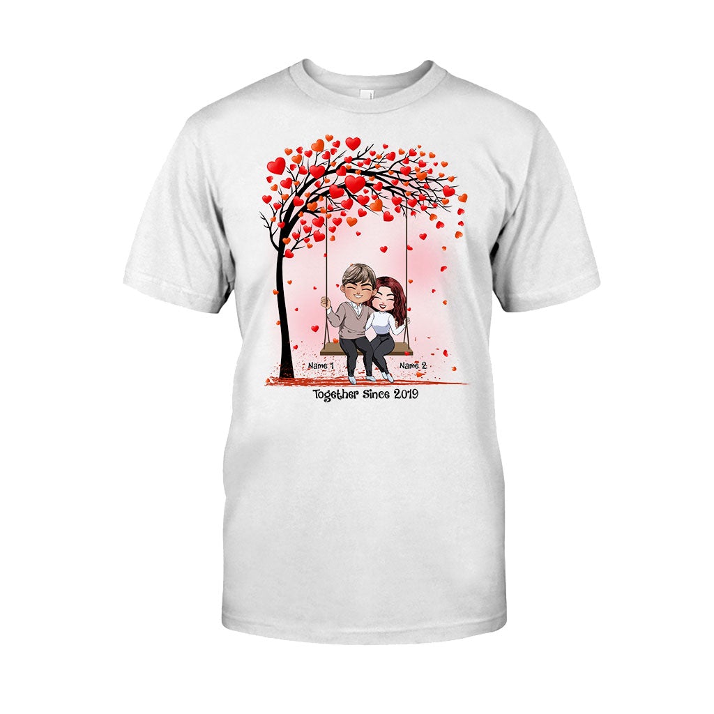 Ensemble - T-shirt et sweat à capuche personnalisés pour couples