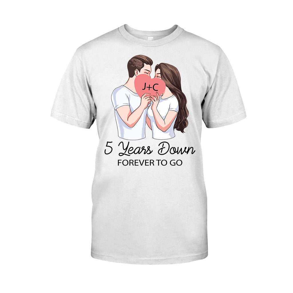Pour toujours ensemble - T-shirt et sweat à capuche personnalisés pour couples
