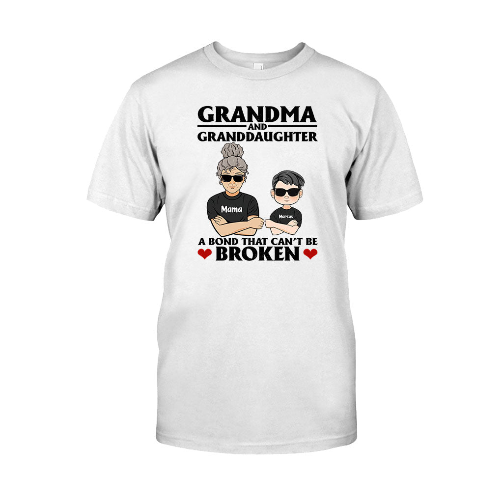 A Bond That Can't Be Broken - Personalized Grandma T-shirt and Hoodie