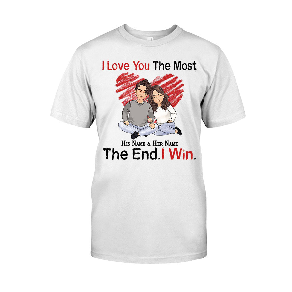 I Love You The Most - Personalized Couple T-shirt and Hoodie