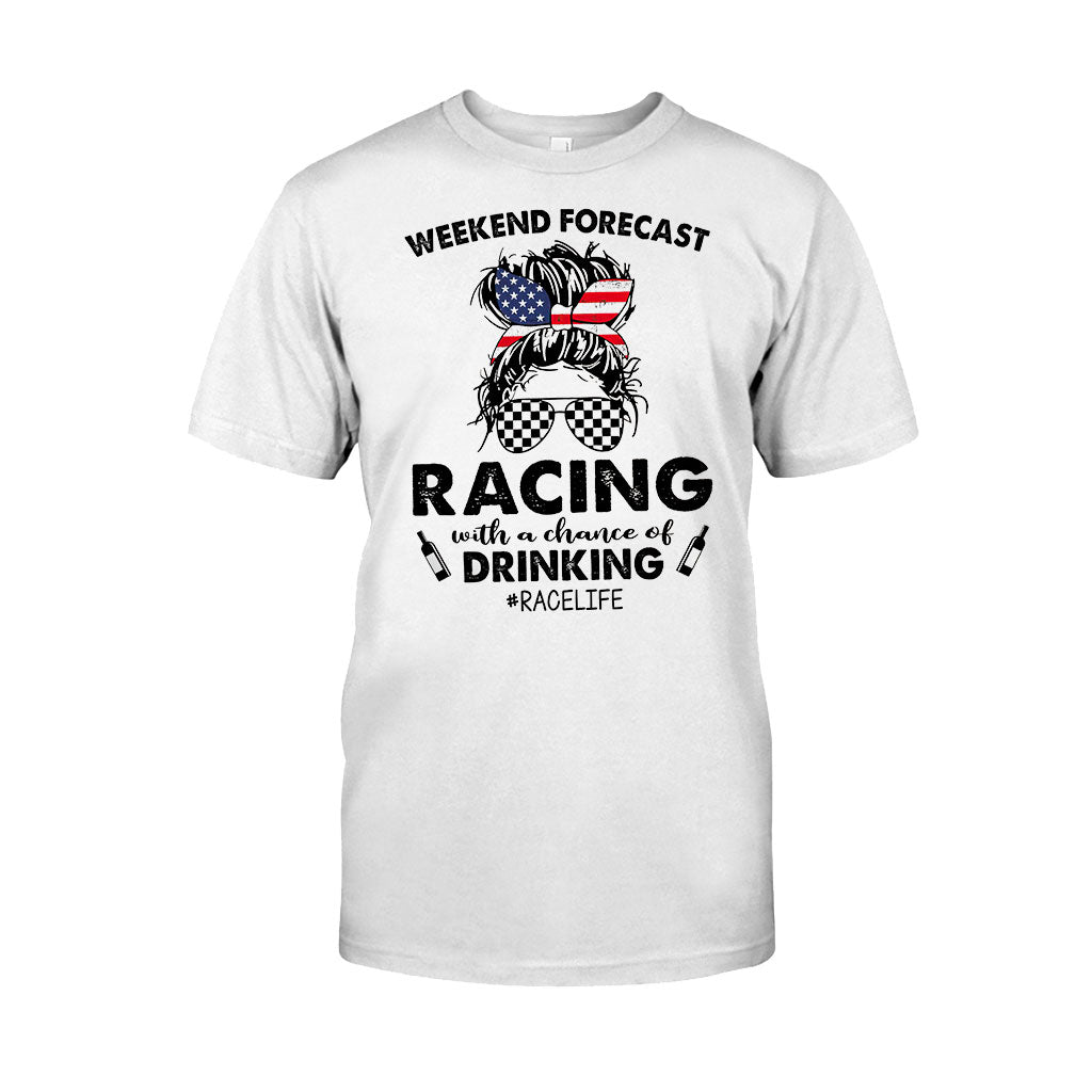 Weekend Forecast  - Racing T-shirt And Hoodie 082021