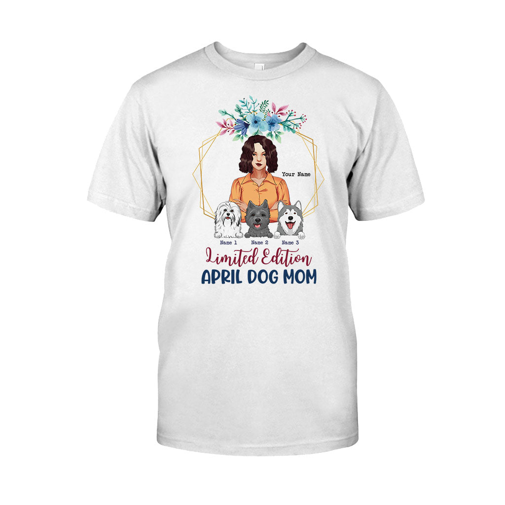 Édition limitée « Maman de chien d'avril » - T-shirt et sweat à capuche personnalisés pour la fête des mères