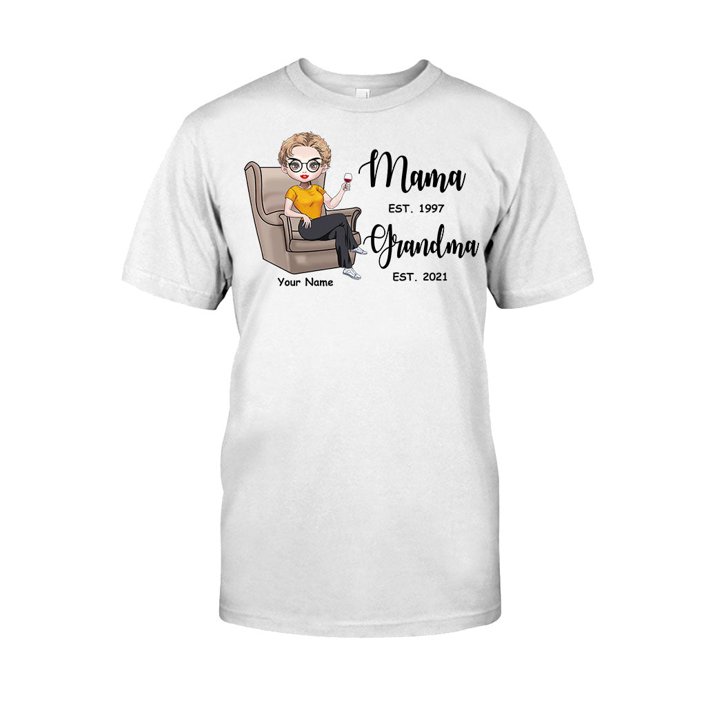 T-shirt et sweat à capuche personnalisés « Maman Est, Grand-mère Est » pour la fête des mères