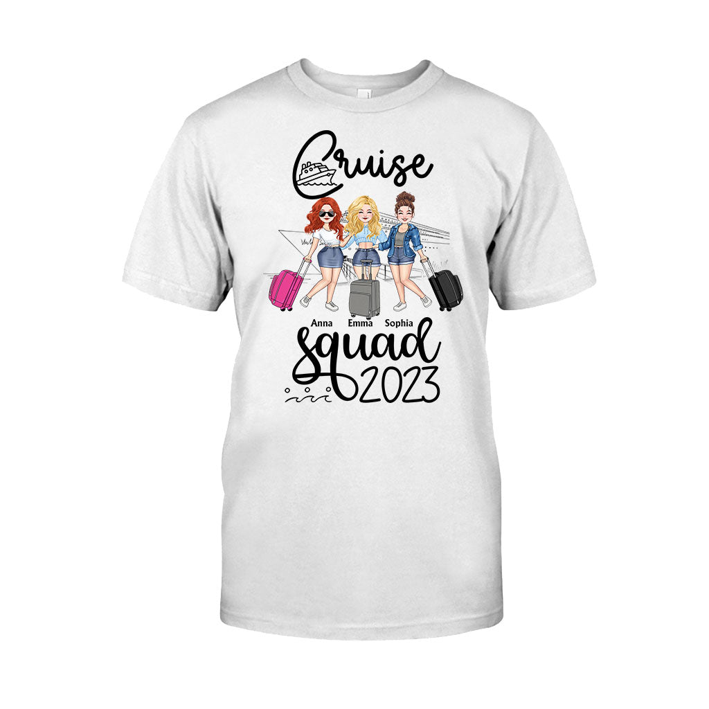 Équipe Croisière - Cadeau croisière pour amie, maman, sœur, fille - T-shirt et sweat à capuche personnalisés