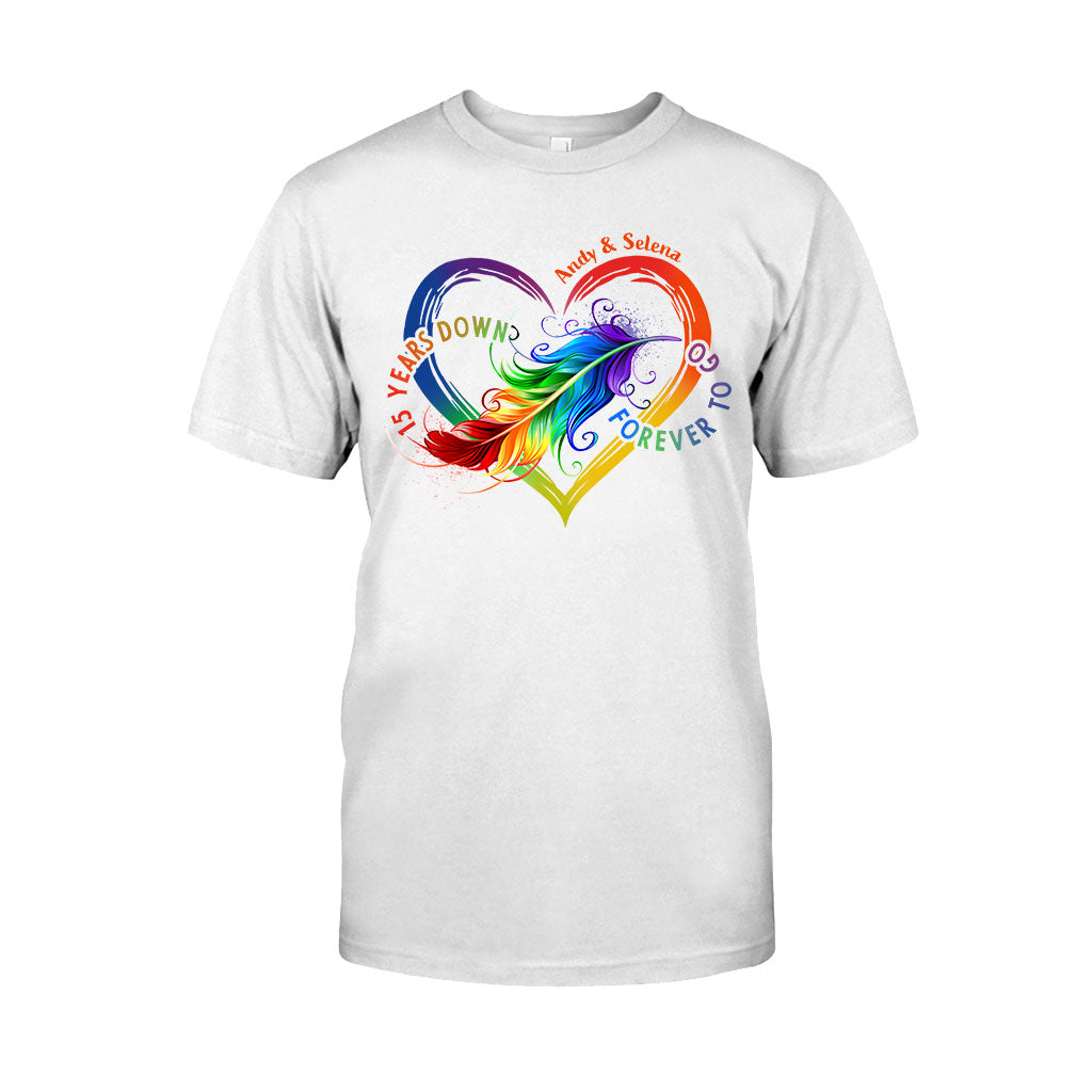 Forever To Go - Personalized Couple T-shirt and Hoodie