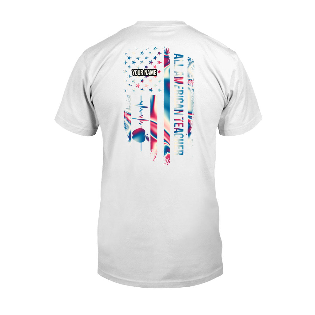 Professeur fier - T-shirt et sweat à capuche personnalisés pour la fête de l'indépendance