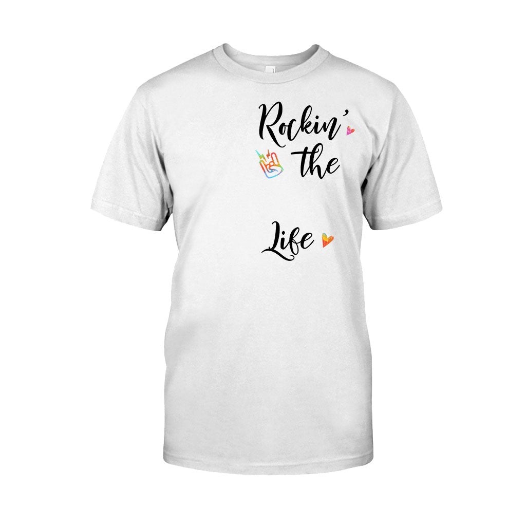 Rockin' The Nana Life - Personalized Grandma T-shirt and Hoodie 0921