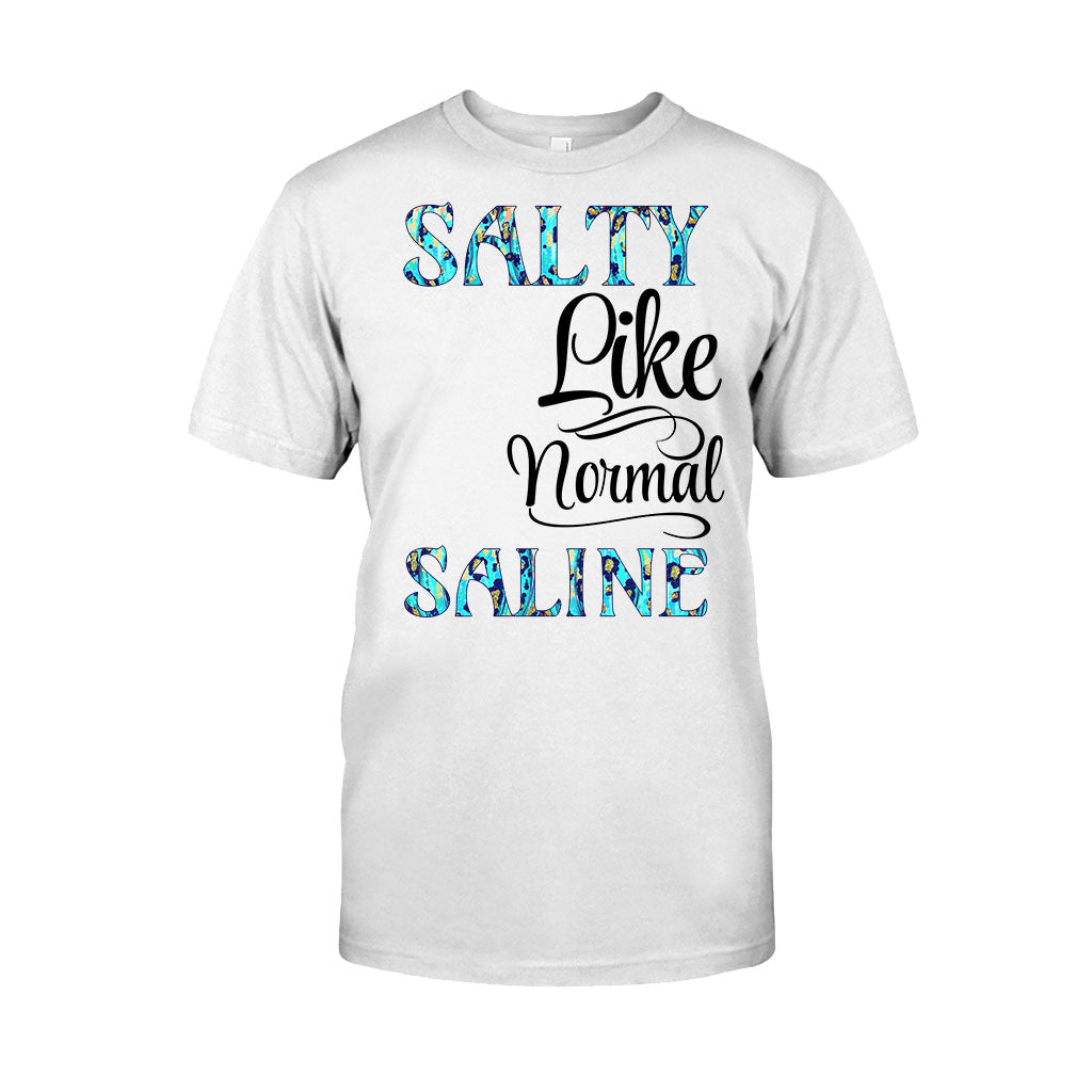Solution saline salée - T-shirt et sweat à capuche personnalisés pour infirmières