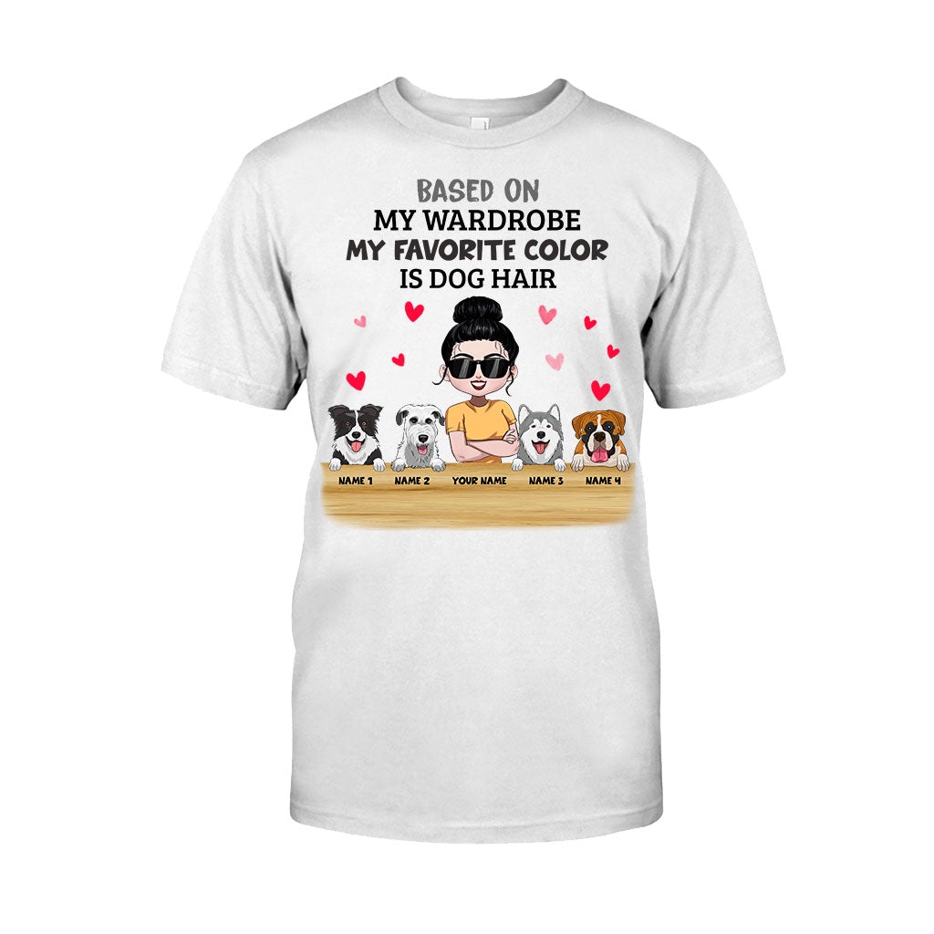 Ma couleur préférée, c'est le poil de chien - T-shirt et sweat à capuche personnalisés pour chien