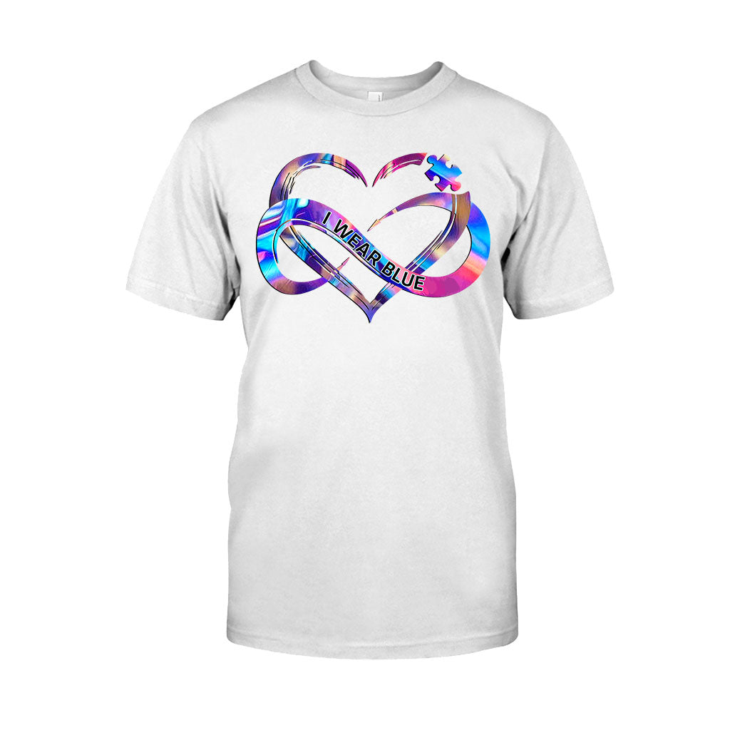 Je porte du bleu - T-shirt et sweat à capuche personnalisés pour la sensibilisation à l'autisme