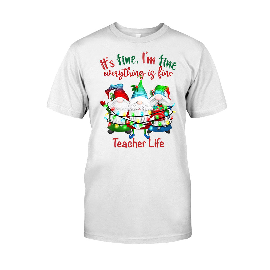 Tout va bien, je vais bien, tout va bien - T-shirt et sweat à capuche personnalisés pour enseignants