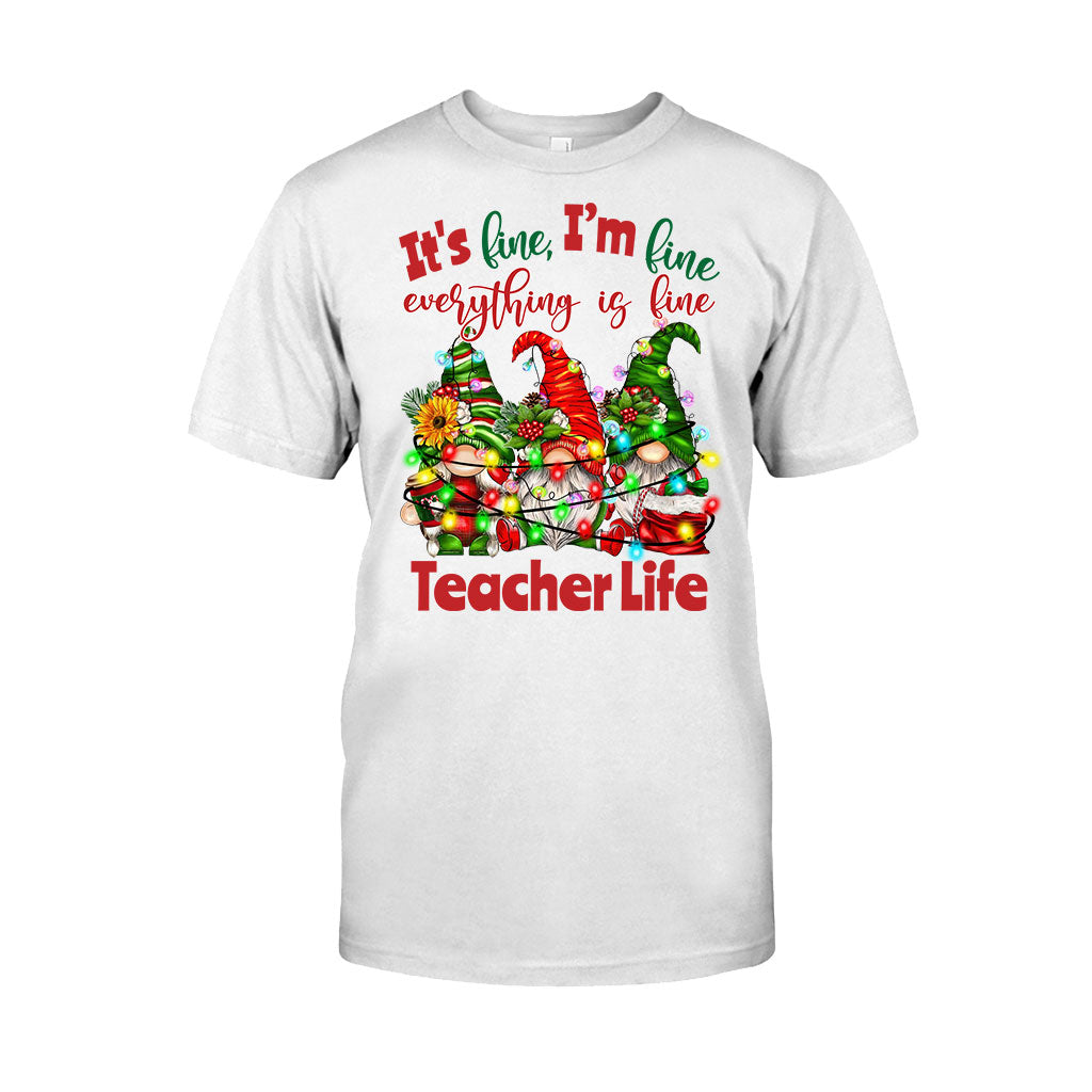 Tout va bien, je vais bien, tout va bien - T-shirt et sweat à capuche personnalisés pour enseignants