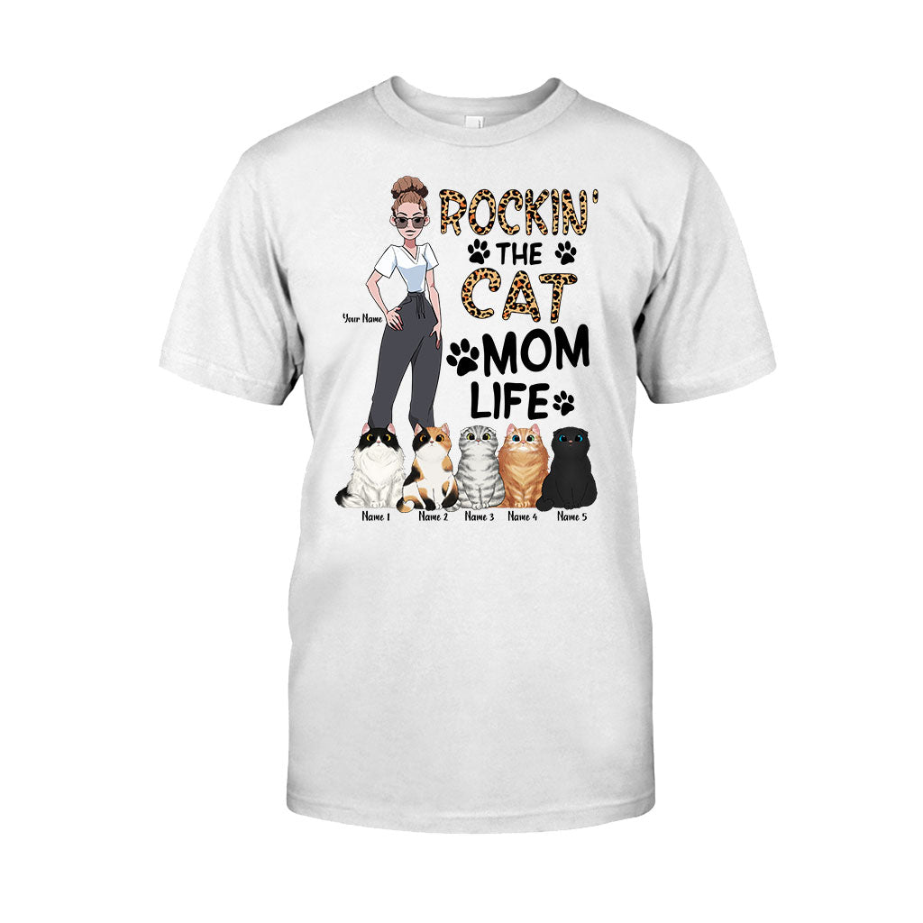 Vivez pleinement votre vie de maman chat ! - T-shirt et sweat à capuche personnalisés pour chats