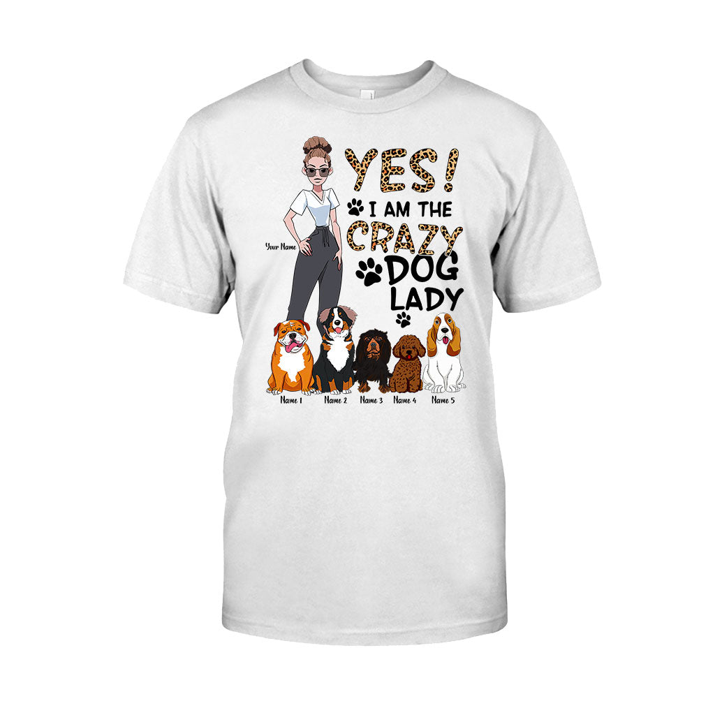 Oui, je suis la folle aux chiens - T-shirt et sweat à capuche personnalisés pour chiens