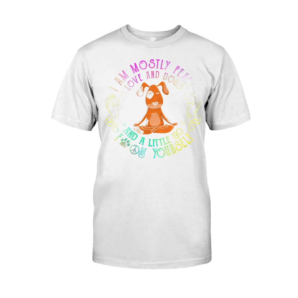 T-shirt et sweat à capuche « Principalement en paix » pour chien - 062021