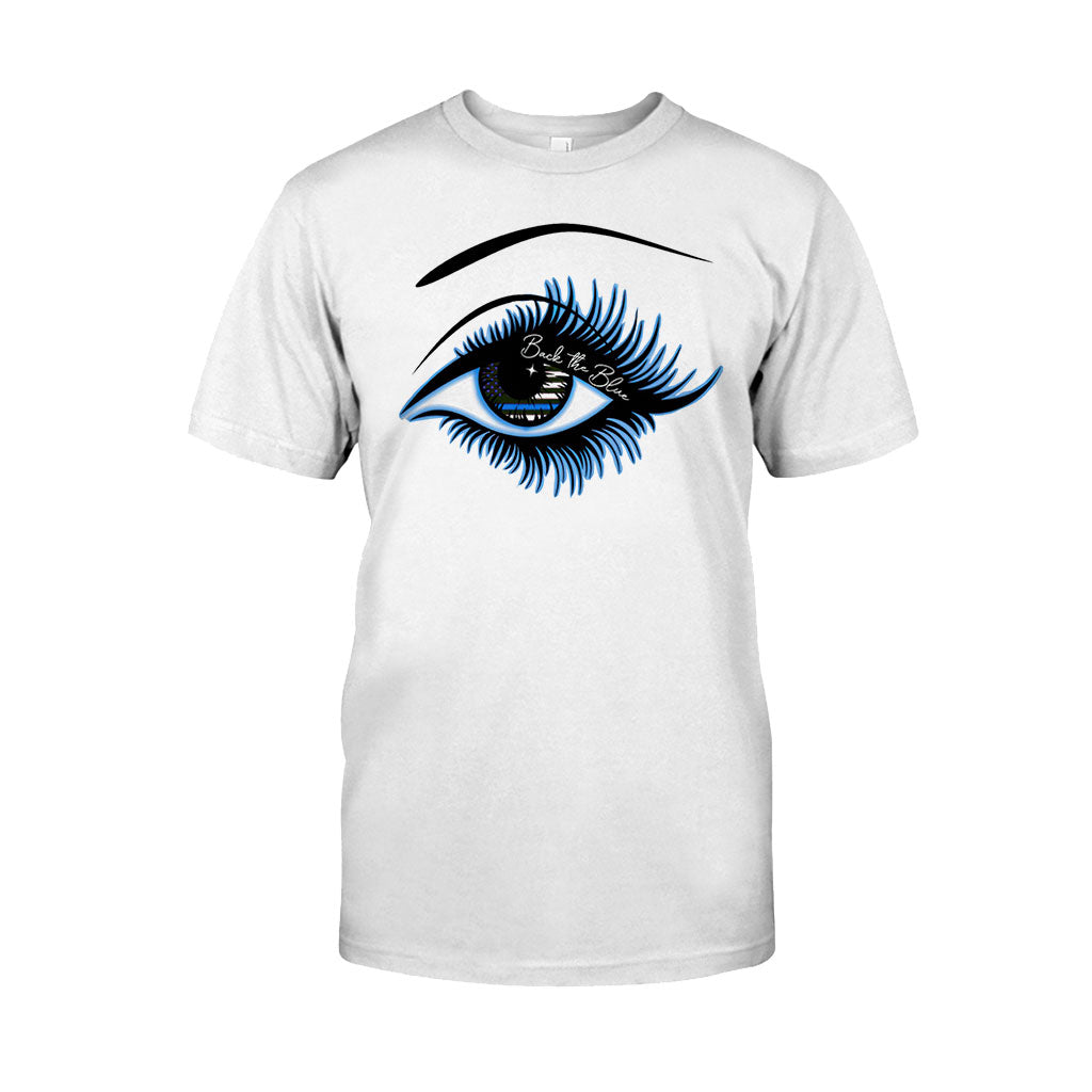 T-shirt et sweat à capuche Blue Line Eye - Policier 062021