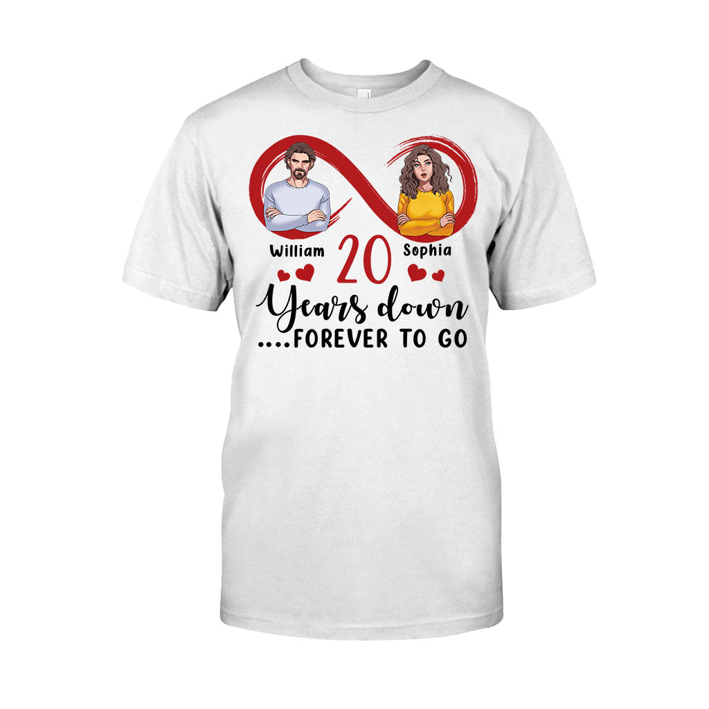 Pour toujours ensemble - T-shirt et sweat à capuche personnalisés pour couples