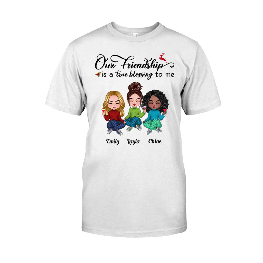 Our Friendship - Personalized Bestie T-shirt and Hoodie