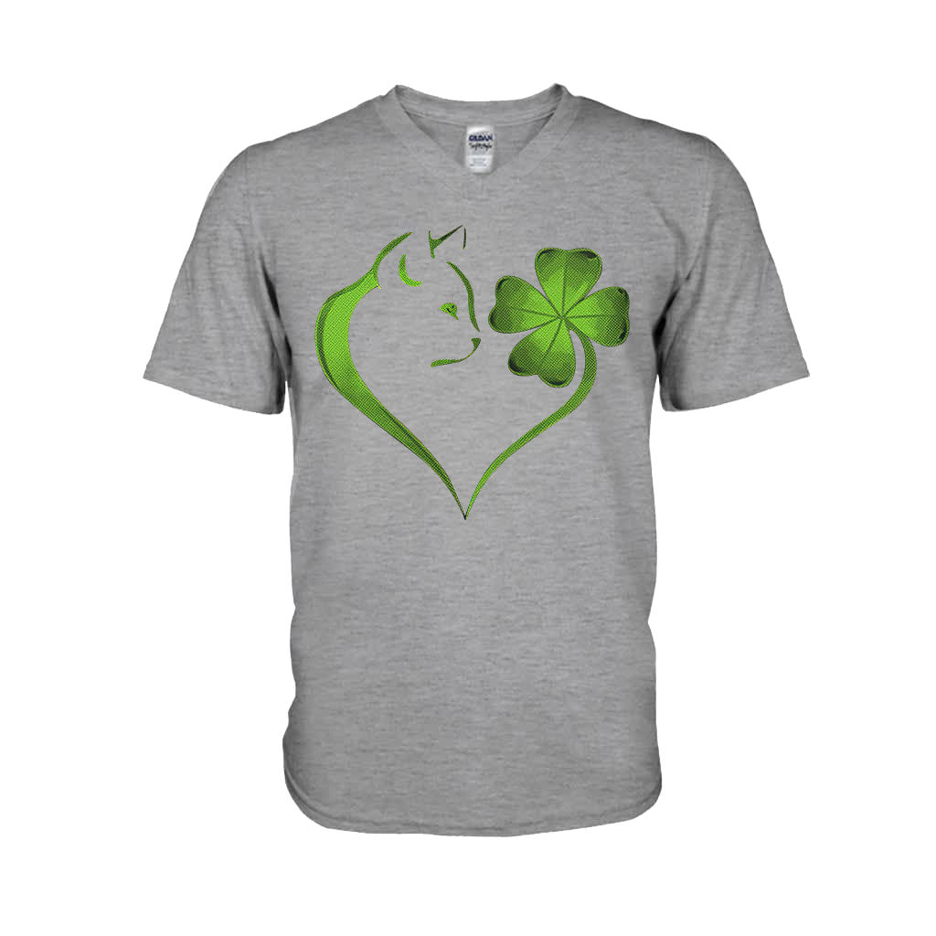 T-shirt et sweat à capuche Cat Heart Irish 0119