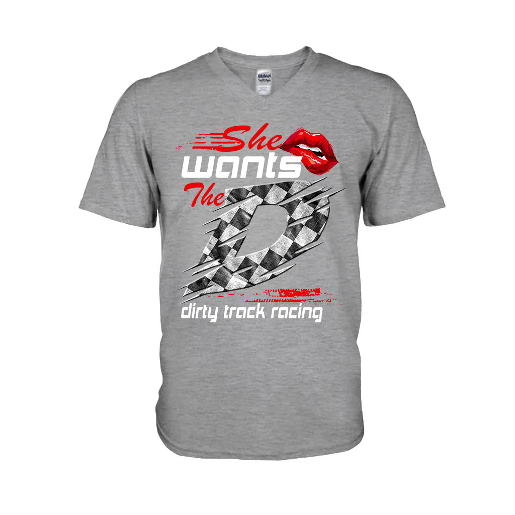 She Wants The D - Personalized Racing T-shirt and Hoodie