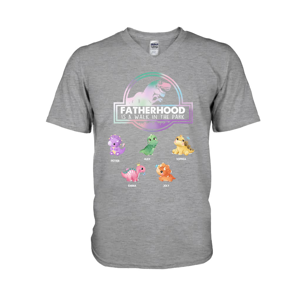 Être père, c'est comme marcher - Cadeau pour papa, grand-père - T-shirt et sweat à capuche personnalisés