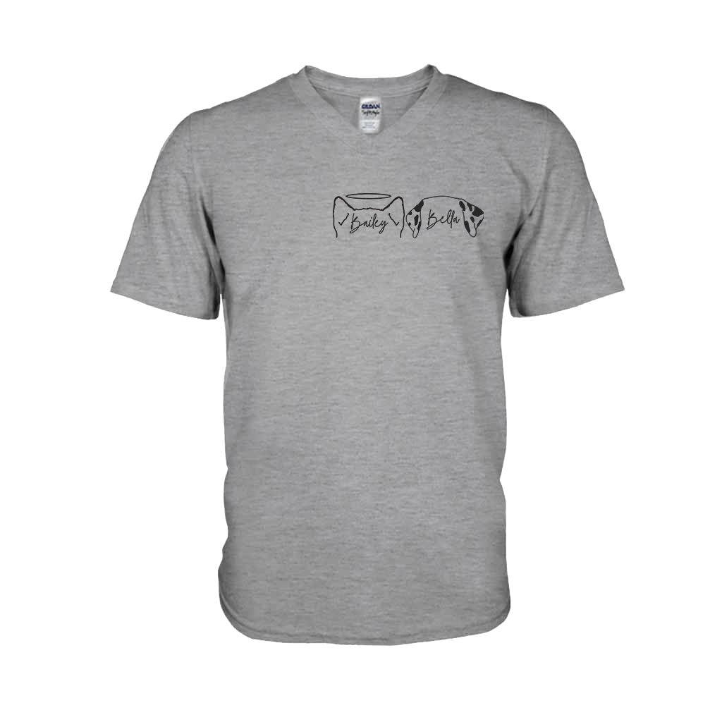 Maman de chien - T-shirt et sweat à capuche personnalisés pour chien