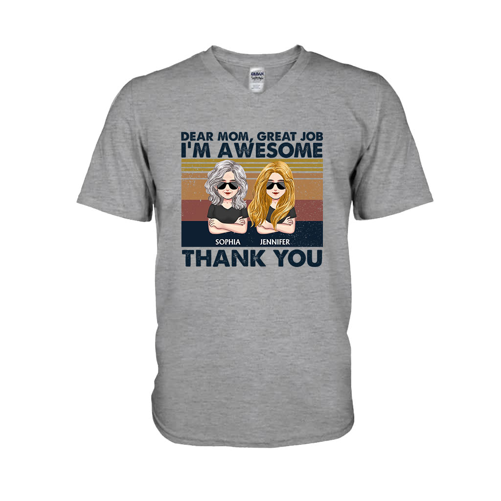 Chère maman, super boulot, je suis génial(e) ! - T-shirt et sweat à capuche personnalisés pour la fête des mères