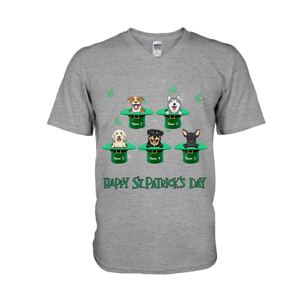 Mes porte-bonheur - T-shirt et sweat à capuche personnalisés pour chien pour la Saint-Patrick