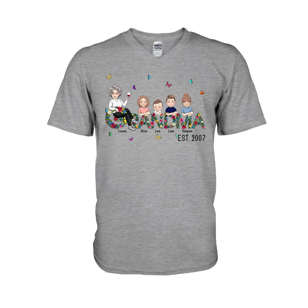 Grand-mère depuis toujours - T-shirt et sweat à capuche personnalisés pour la fête des mères