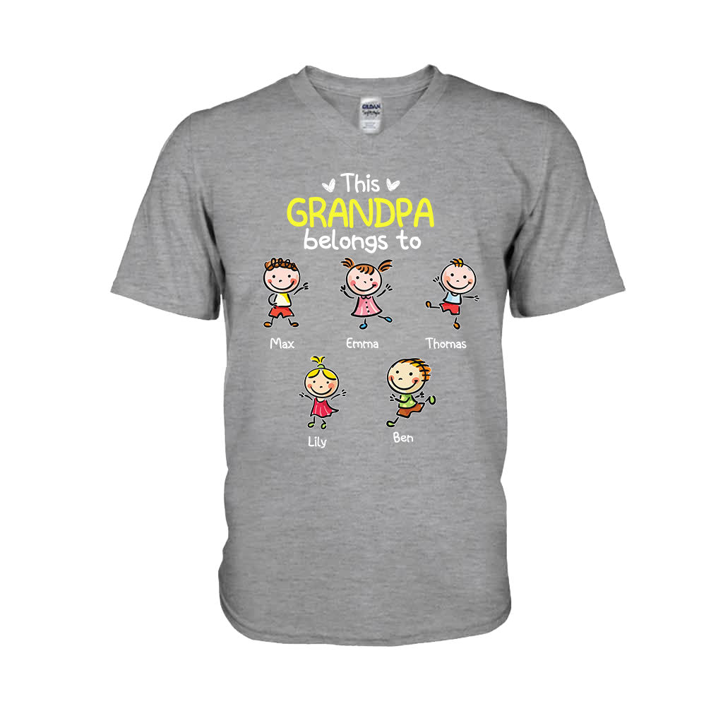 On t'aime - Cadeau pour grand-mère, papa, maman, grand-père - T-shirt et sweat à capuche personnalisés
