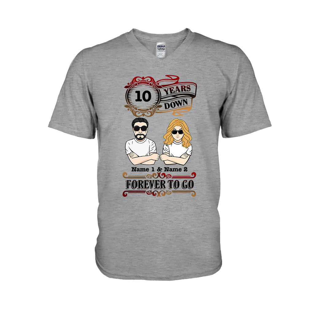 Pour toujours ensemble - T-shirt et sweat à capuche personnalisés pour couples