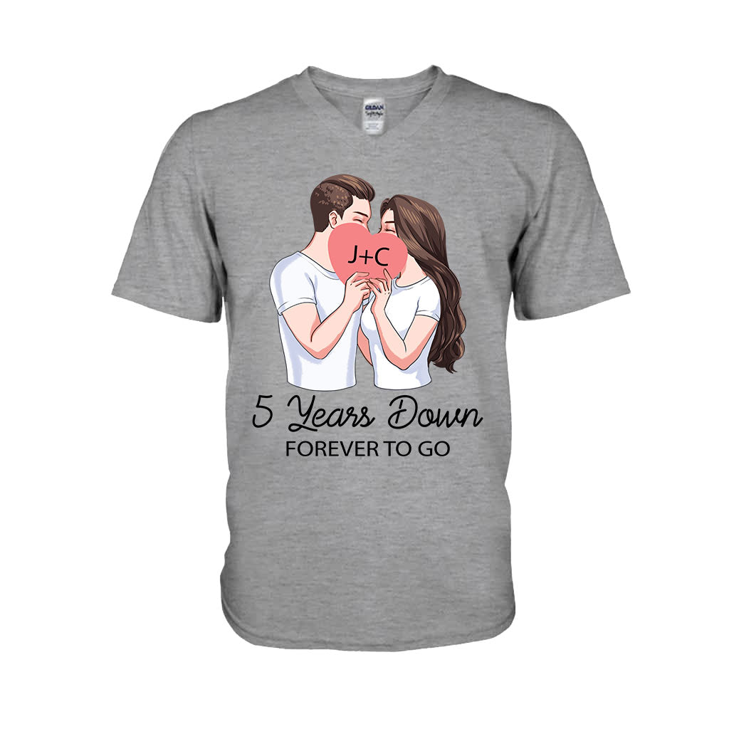 Pour toujours ensemble - T-shirt et sweat à capuche personnalisés pour couples