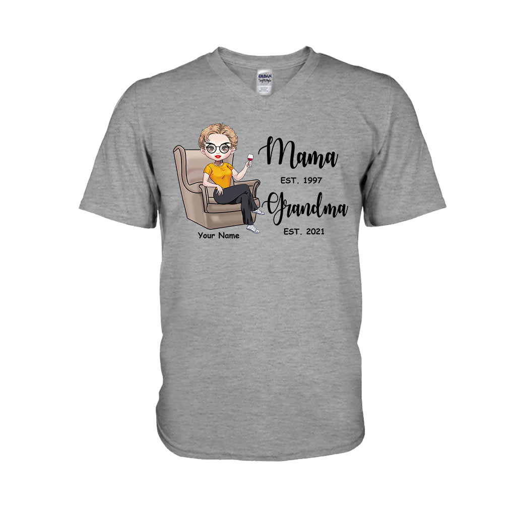 T-shirt et sweat à capuche personnalisés « Maman Est, Grand-mère Est » pour la fête des mères