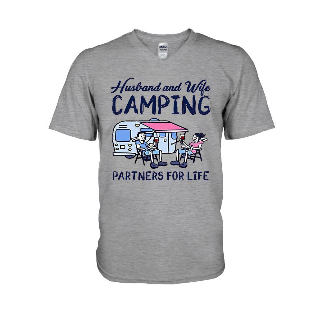 Couple de campeurs pour la vie - T-shirt et sweat à capuche de camping 112021